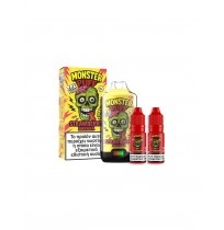 Monster Puff 28K Kit Strawberry Banana Συσκευή 2ml & 2x10ml 20mg - ηλεκτρονικό τσιγάρο 310.gr